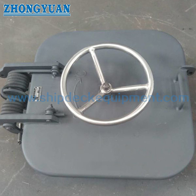 CB/T 3728 Γ γρήγορη κάλυψη πορτών χάλυβα δράσης Weathertight μικρή ανοίγει το θαλάσσιο εξοπλισμό και των δύο πλευρών