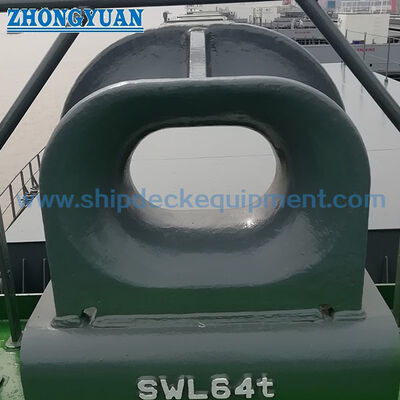 Δέκα-Εγκατασκευασμένο Cast Steel Mooring Chock DIN 81915 Τύπος C, SWL 10 έως 320 kN