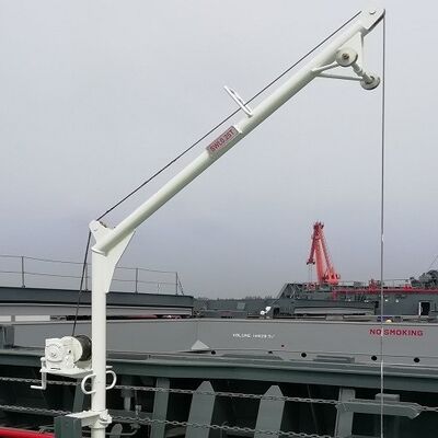 0.2-0.8T Κινητός Γερανίσκος Απορριμμάτων για Αποθήκες Φορτίου Πλοίων Χύδην