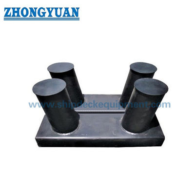 125×250 χιλιοστών Κλίση Δύο-Bitt Mooring Bollard CB / T 169-2011 Τύπος Β διπλή βάση