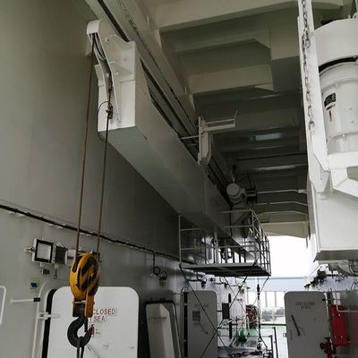 Οριζόντιος εξοπλισμός καταστρωμάτων πλοίων γερανών παροχής ατσάλινων σκελετών δύο γάντζων
