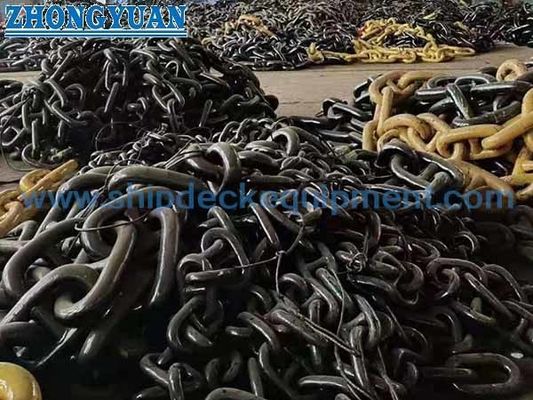Stud-Link Marine Anchor Chain | U1 U2 U3 Flash-Butt Welded για Αγκυροβόλιο Πλοίων