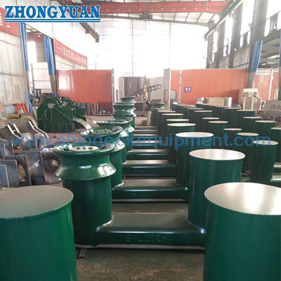 125×250 χιλιοστών Κλίση Δύο-Bitt Mooring Bollard CB / T 169-2011 Τύπος Β διπλή βάση