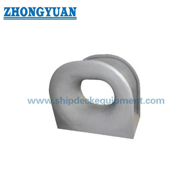 Δέκα-Εγκατασκευασμένο Cast Steel Mooring Chock DIN 81915 Τύπος C, SWL 10 έως 320 kN