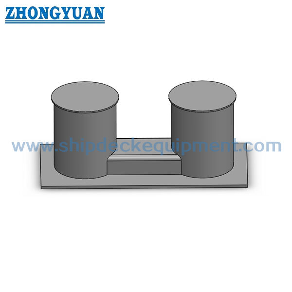 Steel Double Bitt Bollard με στενή βάση | GB/T 554 Τύπος C Εξοπλισμός ρυμούλκησης πλοίου