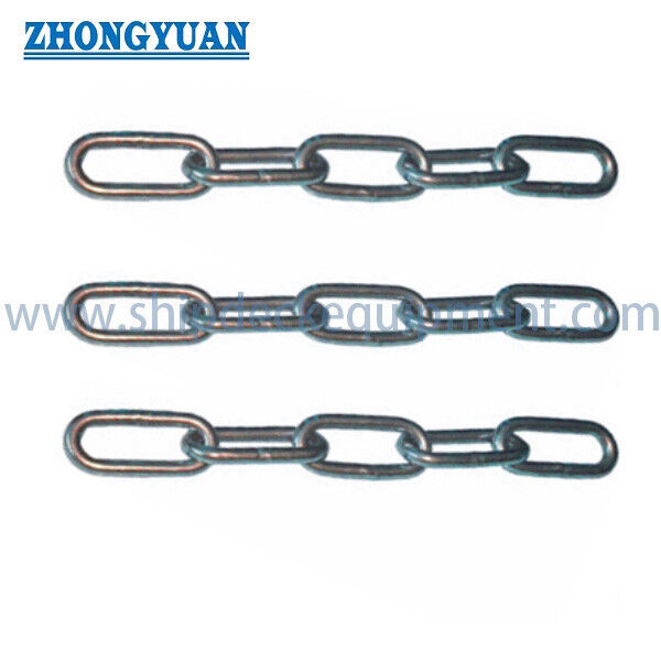 DIN 763 Long Link Chain. Δοκιμασμένη μη βαθμολογημένη Γερμανική Αλυσίδα για ναυτική και βιομηχανική χρήση.