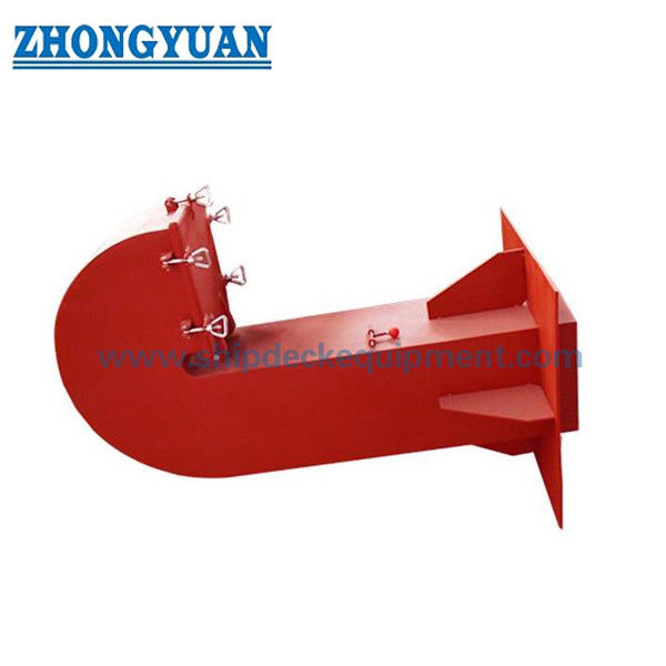 ΜΒ 4448 Gooseneck σωλήνων τύπων Β τετραγωνικός Weathertight θαλάσσιος θαλάσσιος εξοπλισμός εξαεριστήρων