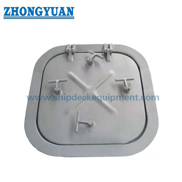 CB/T 3728 επίπεδη Weathertight μικρή κάλυψη πορτών Δ τύπων με το θαλάσσιο εξοπλισμό σκυλιών