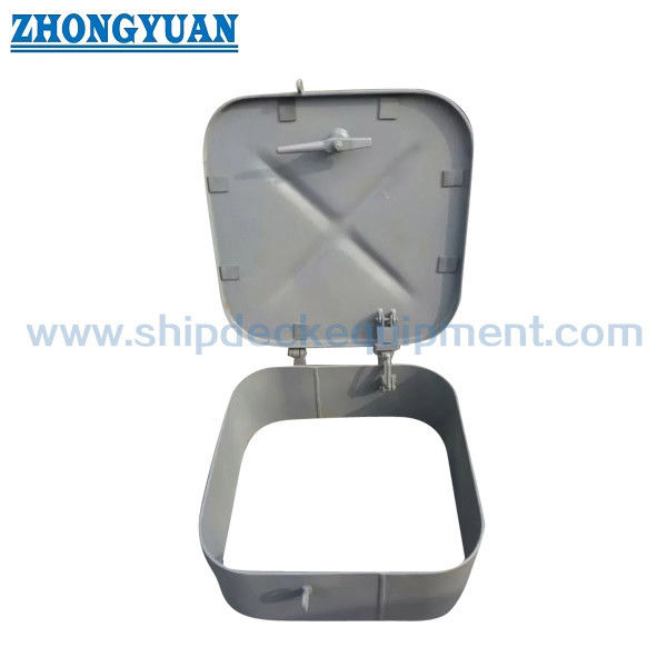 CB/T 3728 τύπος Φ κανένα Weathertight μικρή κάλυψη πορτών χάλυβα με το θαλάσσιο εξοπλισμό σκυλιών